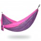 Hamac parachute double violet et rose