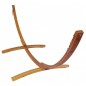 Ensemble support bois avec hamac franges Chelles