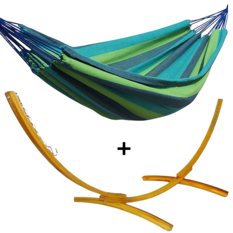 Ensemble support bois avec hamac Junior Chelles