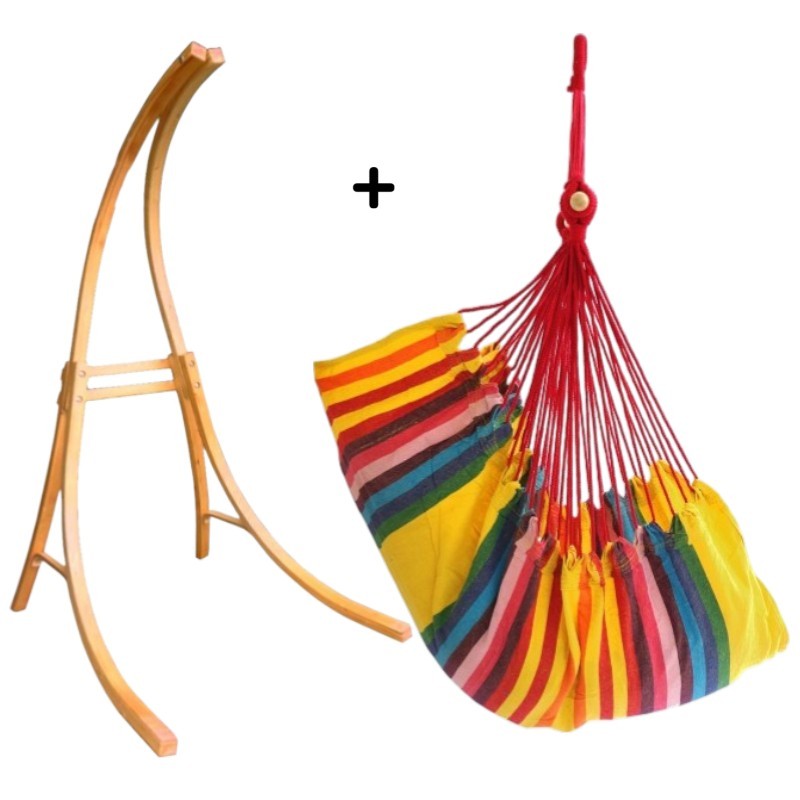 Support bois avec sa chaise suspendu Liverpool