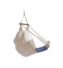 hamac chaise géant Tahiti écru