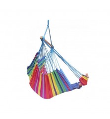 Hamac chaise géant Arcachon arc en ciel