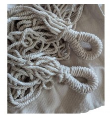 Hamac double Tahiti écru coton