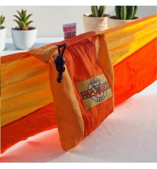 Hamac parachute orange et jaune