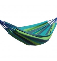 Hamac simple bleu et vert