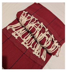 tissu hamac double Brésil bordeaux