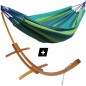 Hamac simple Marseille sur support double en bois