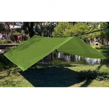 Toit XXL militaire vert armé pour hamac