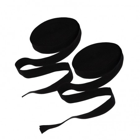 Sangles d'accroche 2 pièces noires pour hamac