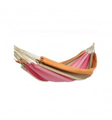 Hamac simple Cancun sur support double en bois