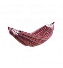 Hamac simple Monaco sur support double en bois