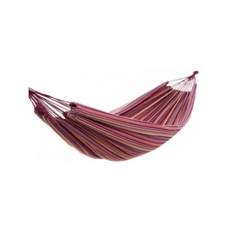 Hamac simple Monaco sur support double en bois