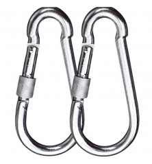 Paire de mousquetons géants pour hamac