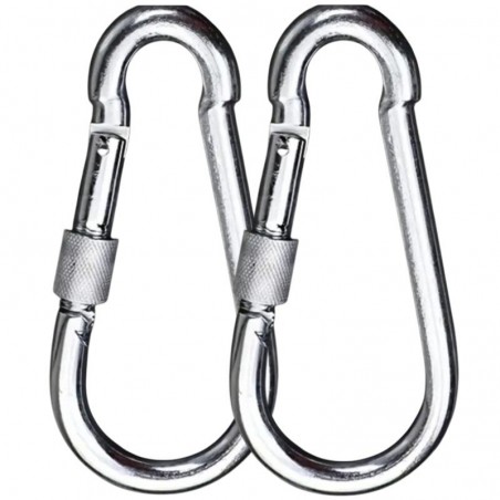 Paire de mousquetons géants pour hamac