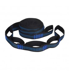 Sangle d'accroche bleu pour hamac parachute