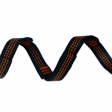 Une sangle d'accroche hamac orange