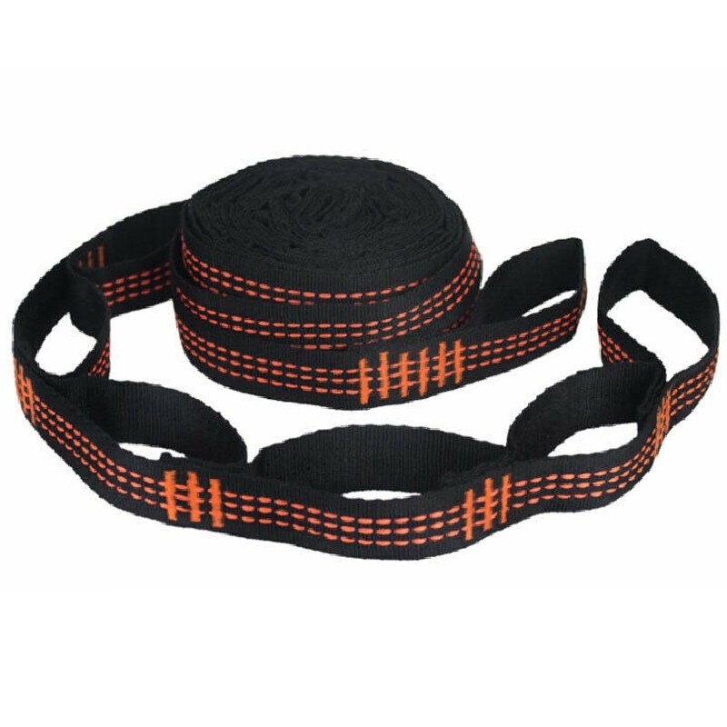 Une sangle d'accroche hamac orange