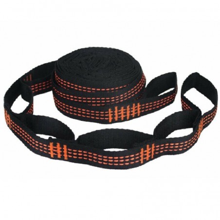 Une sangle d'accroche hamac orange
