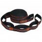 Une sangle d'accroche hamac orange