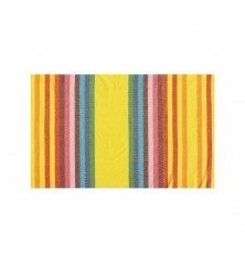 tissu Hamac frange été avec support double en bois