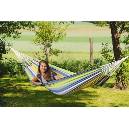 Mini hamac vert rayé