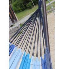 Hamac double Saint malo bleu, blanc