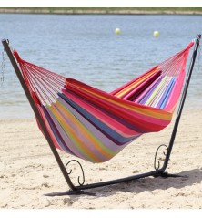 Hamac duo extérieur rouge
