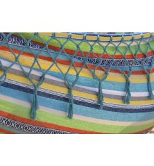 frange Hamacs double Dortmund bleu