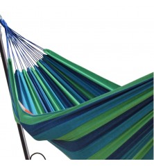 hamac bleu vert double