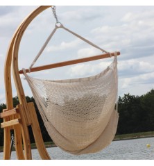 Hamac chaise Mexique écru coton