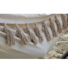tissu Hamac pompons