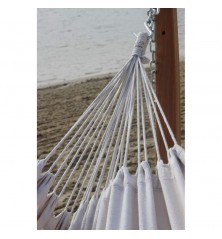 tissu Hamac Leucate franges écru