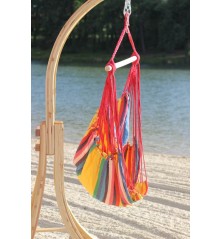 Hammac chaise géant Martinique rouge