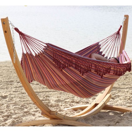 Hamac franges confort violet