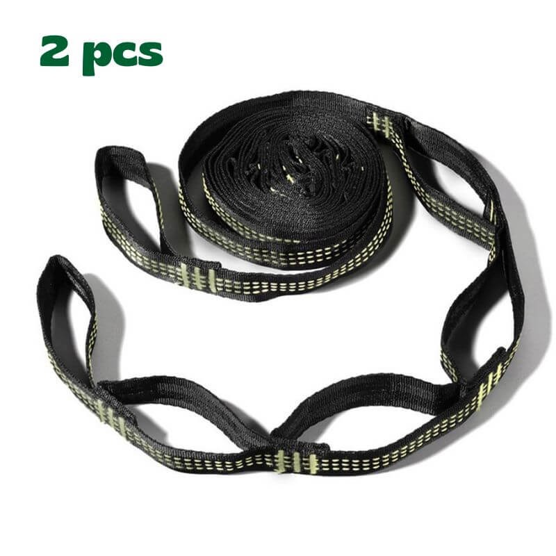 Sangles d'accroche vert clair pour hamac Sangles d'accroche vert clair pour hamac