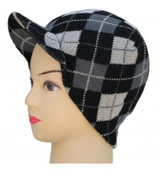 Bonnet casquette à Carreaux