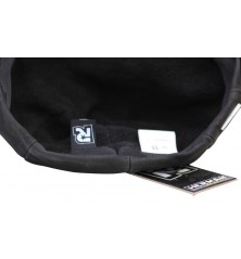 intérieur Béret en cuir noir Herman authentique