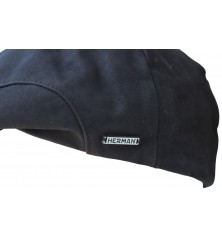 Béret cuir noir Herman
