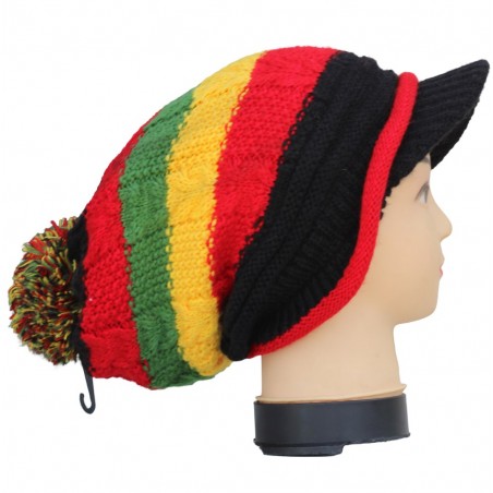 Bonnet rasta snowboard style reggae