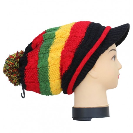 Bonnet rasta snowboard style reggae