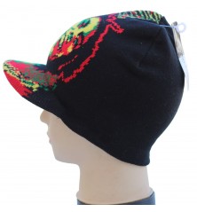 profil Bonnet rasta double Bob Marley