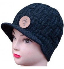 Casquette entremêlé noir mixte