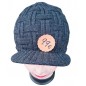 Casquette entremêlé noir Casquette entremêlé noir