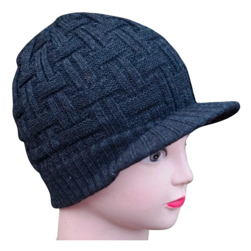 Casquette entremêlé noir Casquette entremêlé noir
