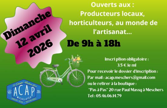 Foire du Printemps à Meschers-sur-Gironde