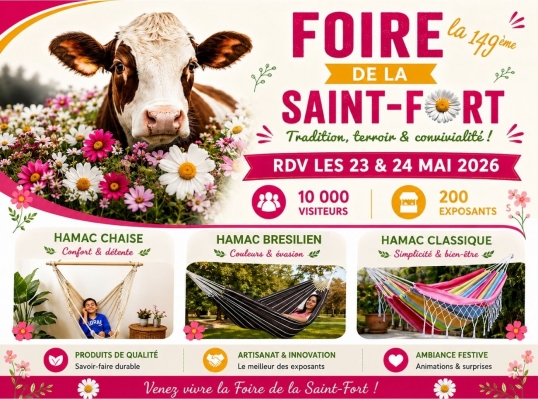 La 149ème Foire de la Saint-Fort : Floralies animées et hamacs à tester